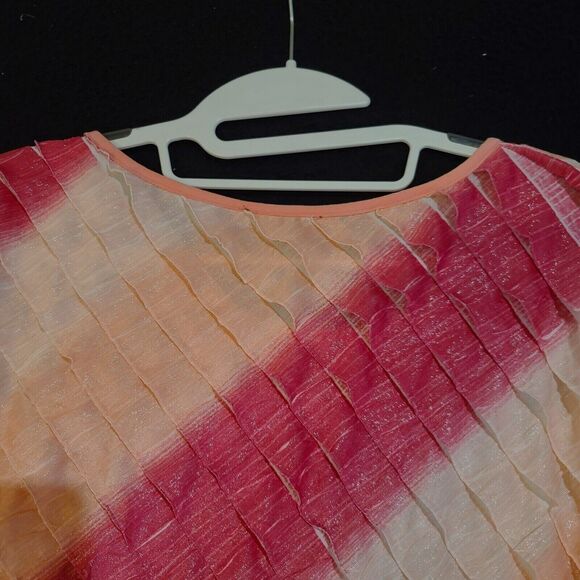 Notations Womens Blouse Multi-Color Size Small Polyester Blend Stretch Pullover - Picture 12 of 12